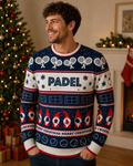 Padel Wrapping Paper Christmas Jumper